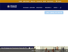 Tablet Screenshot of fraudstoppers.org